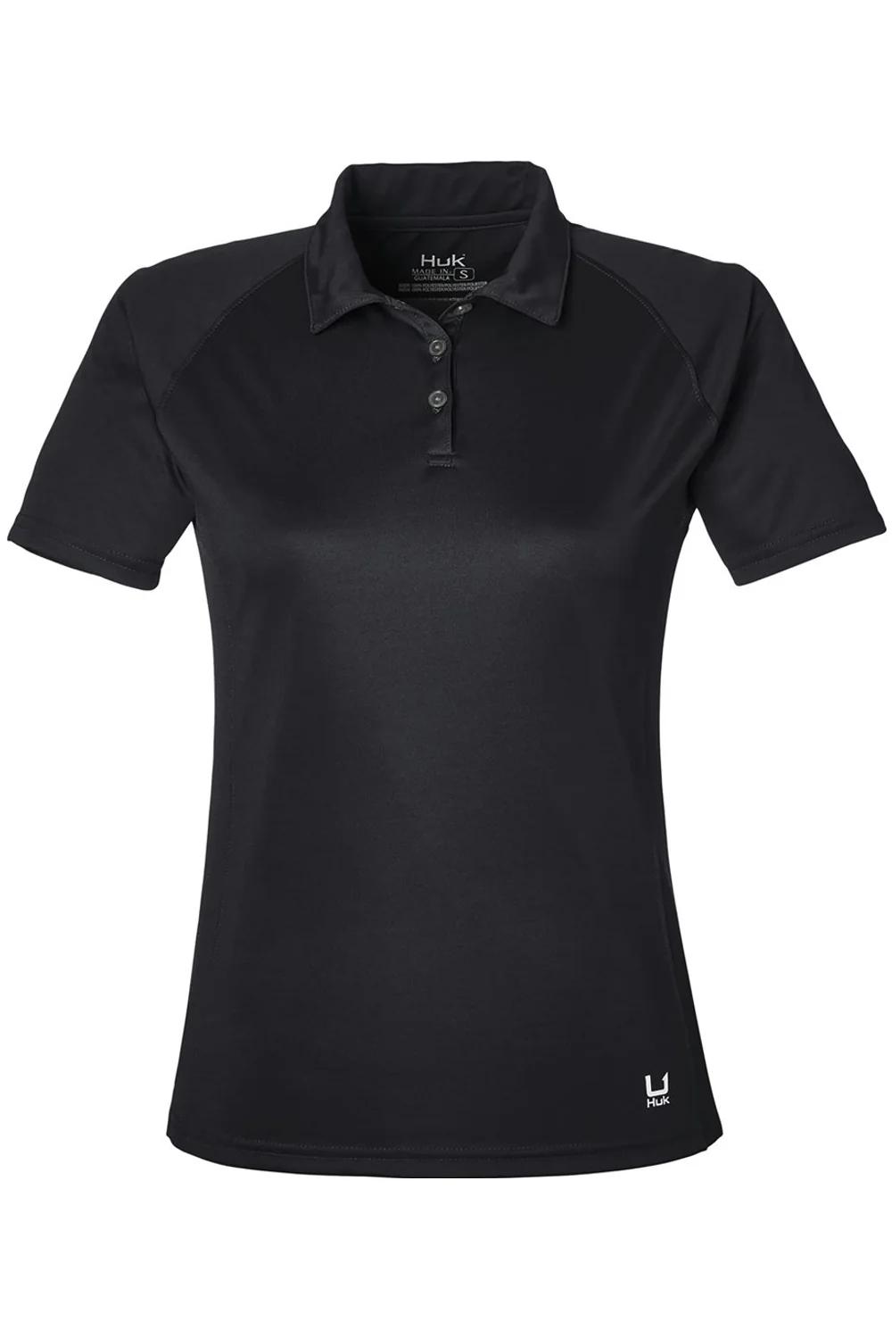 HUK Women’s LoPro Solid Performance Polo