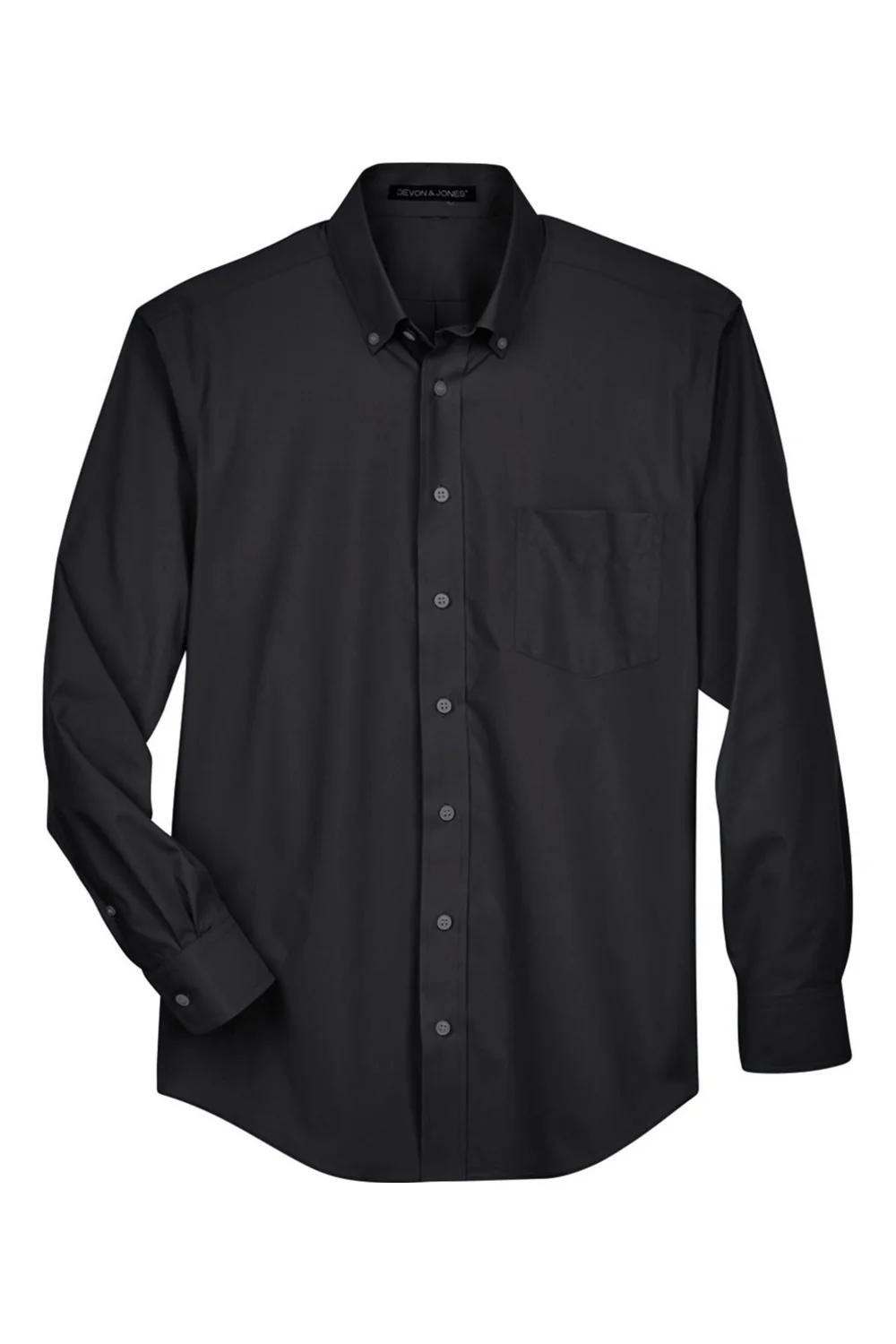 Devon & Jones Men's Tall Crown Collection® Broadcloth Woven Dress Shirt