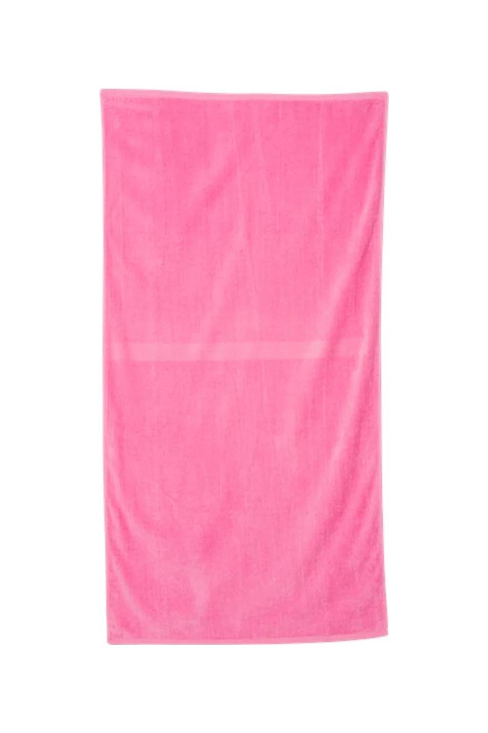 Q-Tees Velour Beach Towel
