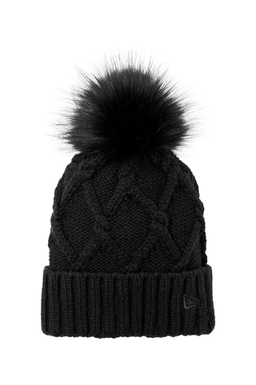New Era Faux Fur Pom Beanie