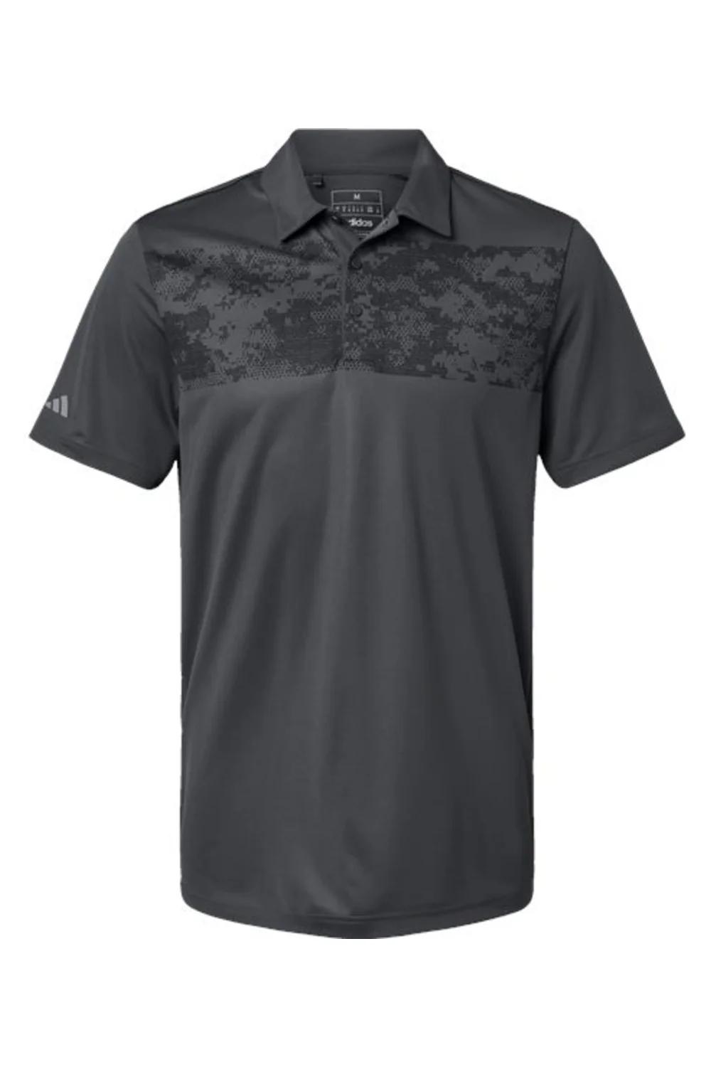 Adidas Men's Camo Chest Print Polo