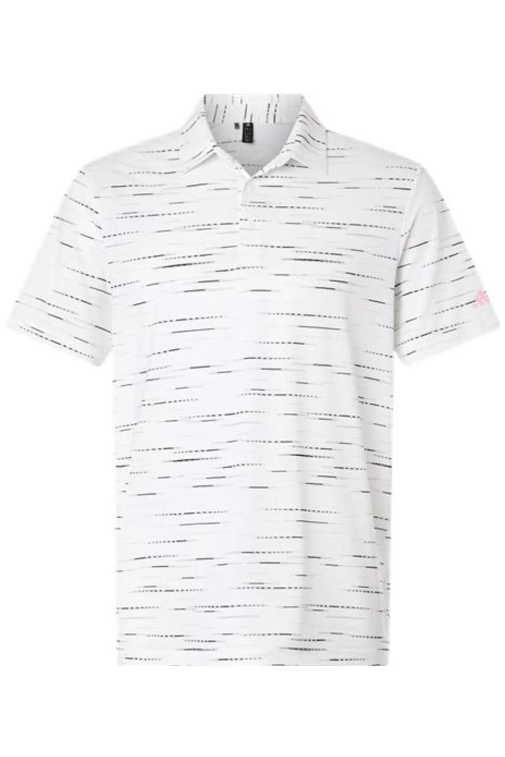 Adidas Men's Ultimate365 Mesh Glimmer Print Polo
