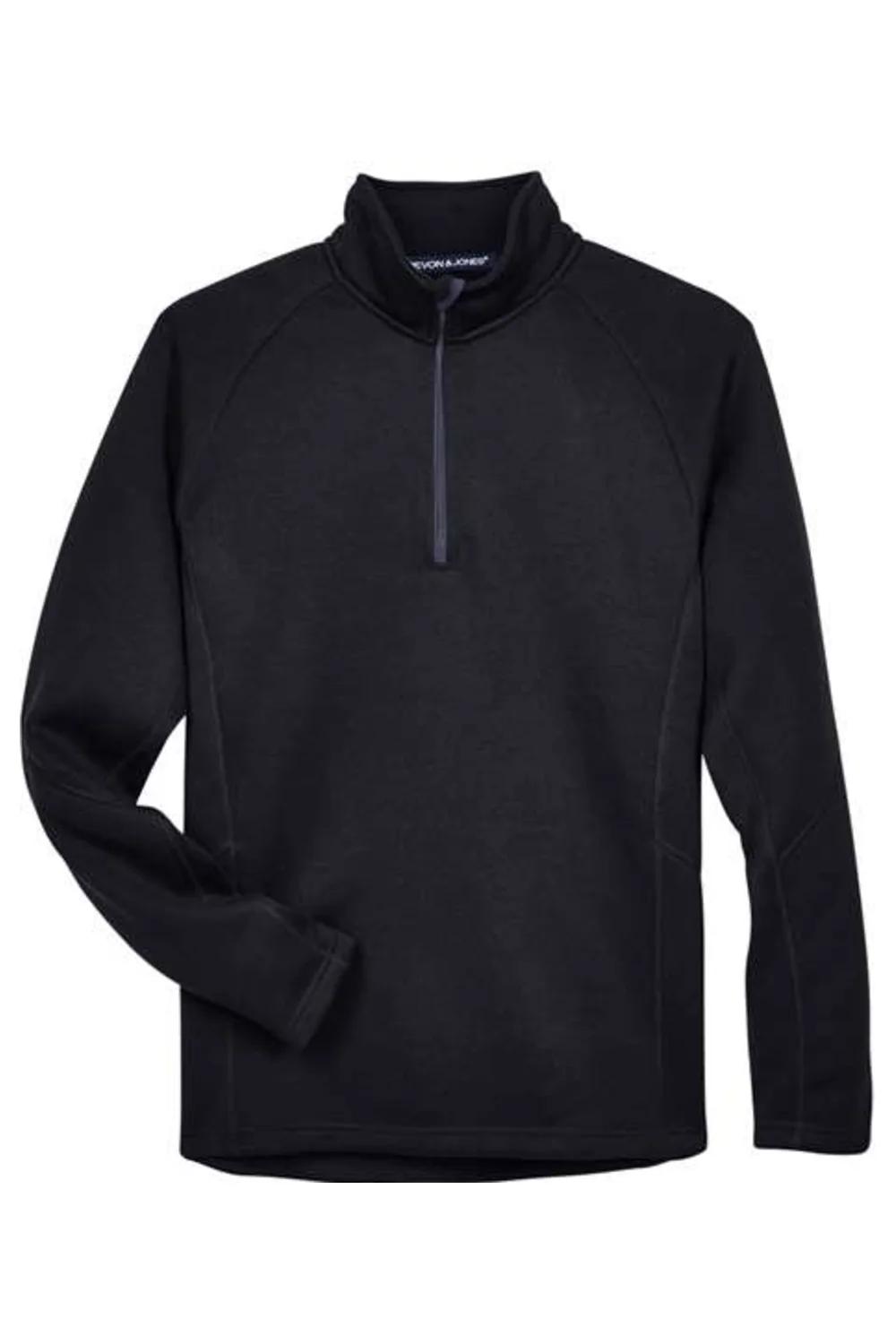 Devon & Jones Bristol Sweater Fleece Quarter-Zip Pullover