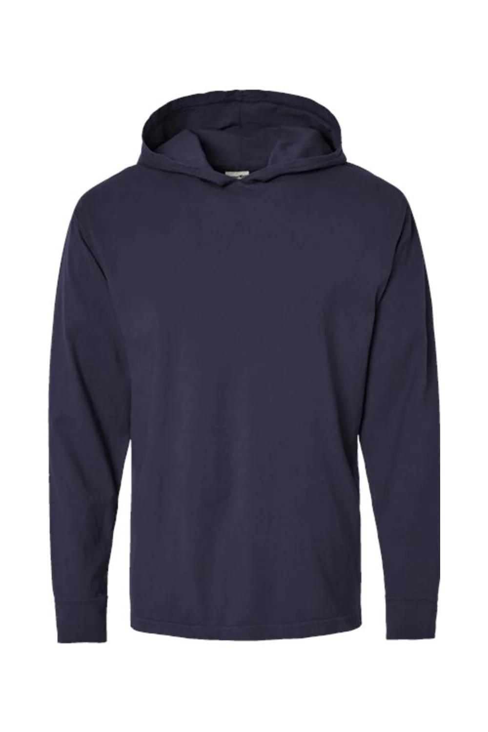 ComfortWash by Hanes Garment-Dyed Jersey Hooded Long Sleeve T-Shirt