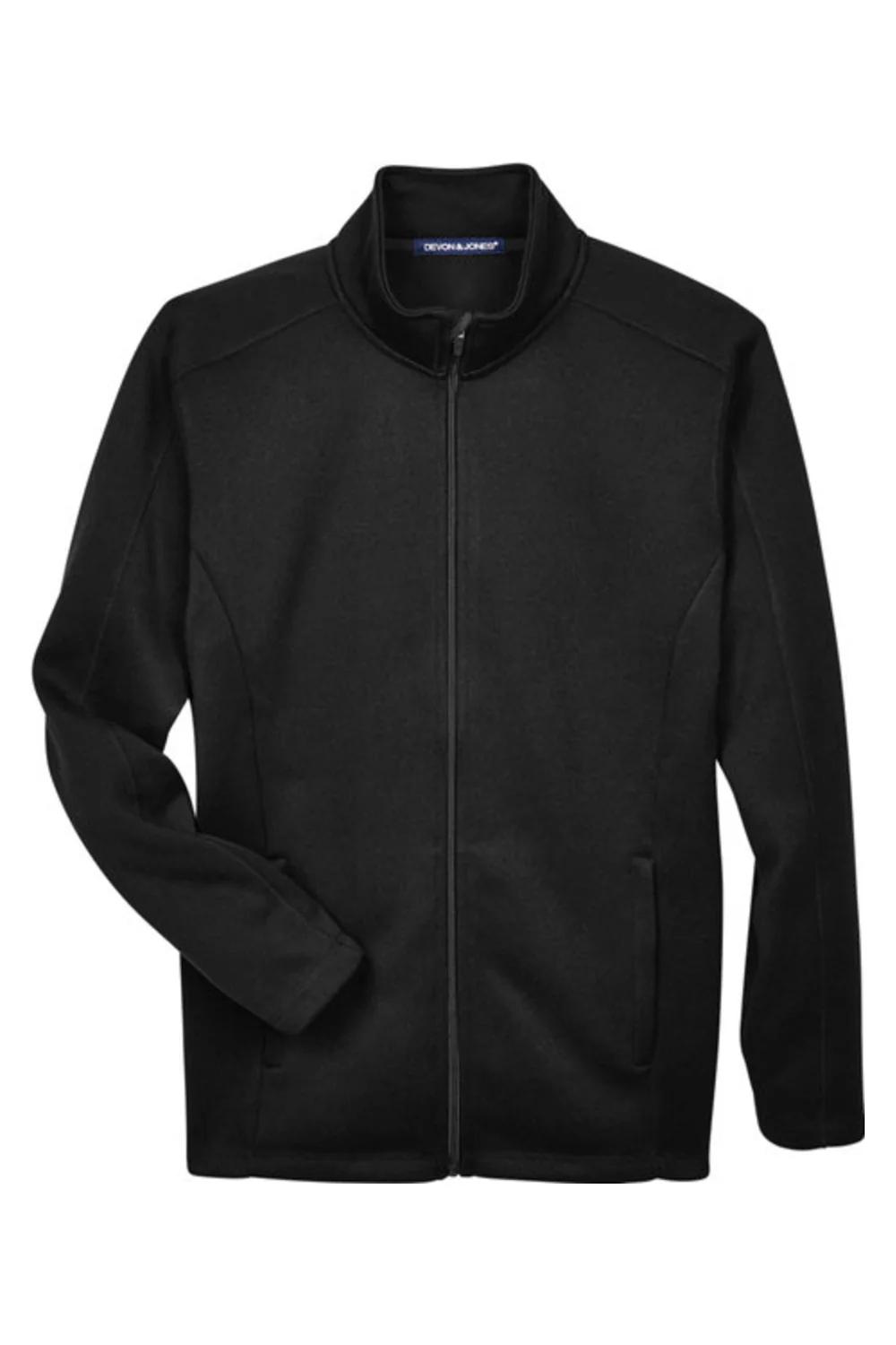 Devon & Jones Men's Bristol Full-Zip Sweater Fleece Jacket