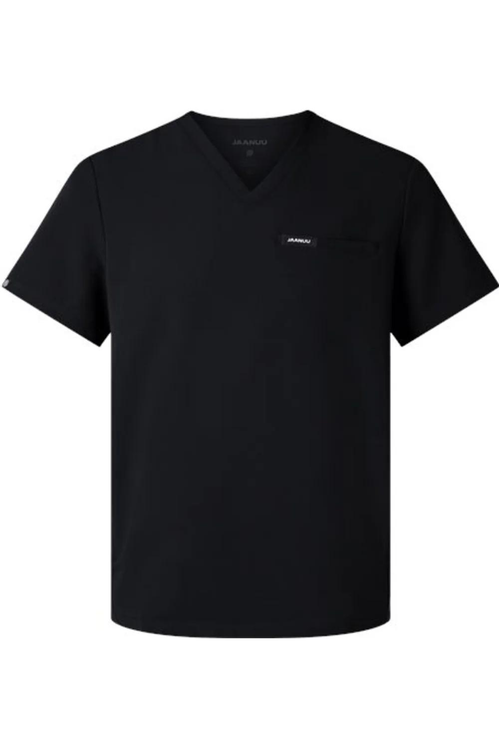 Jaanuu Platt 3-Pocket Scrub V-Neck Top