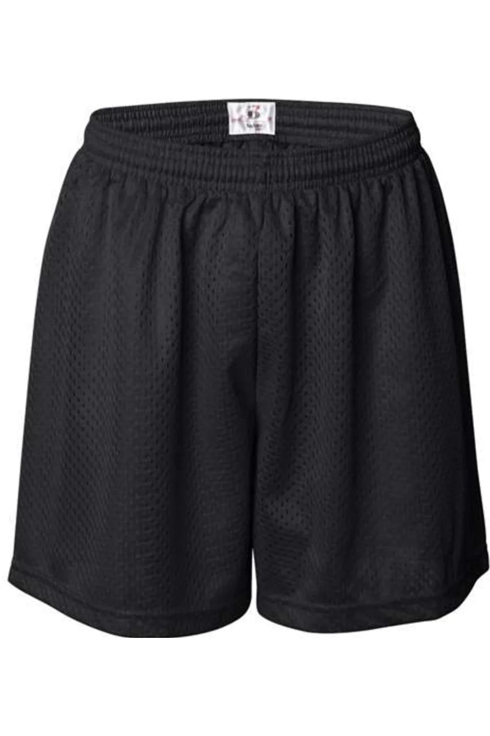 Badger Women's Pro Mesh 5 Shorts with Solid Liner
