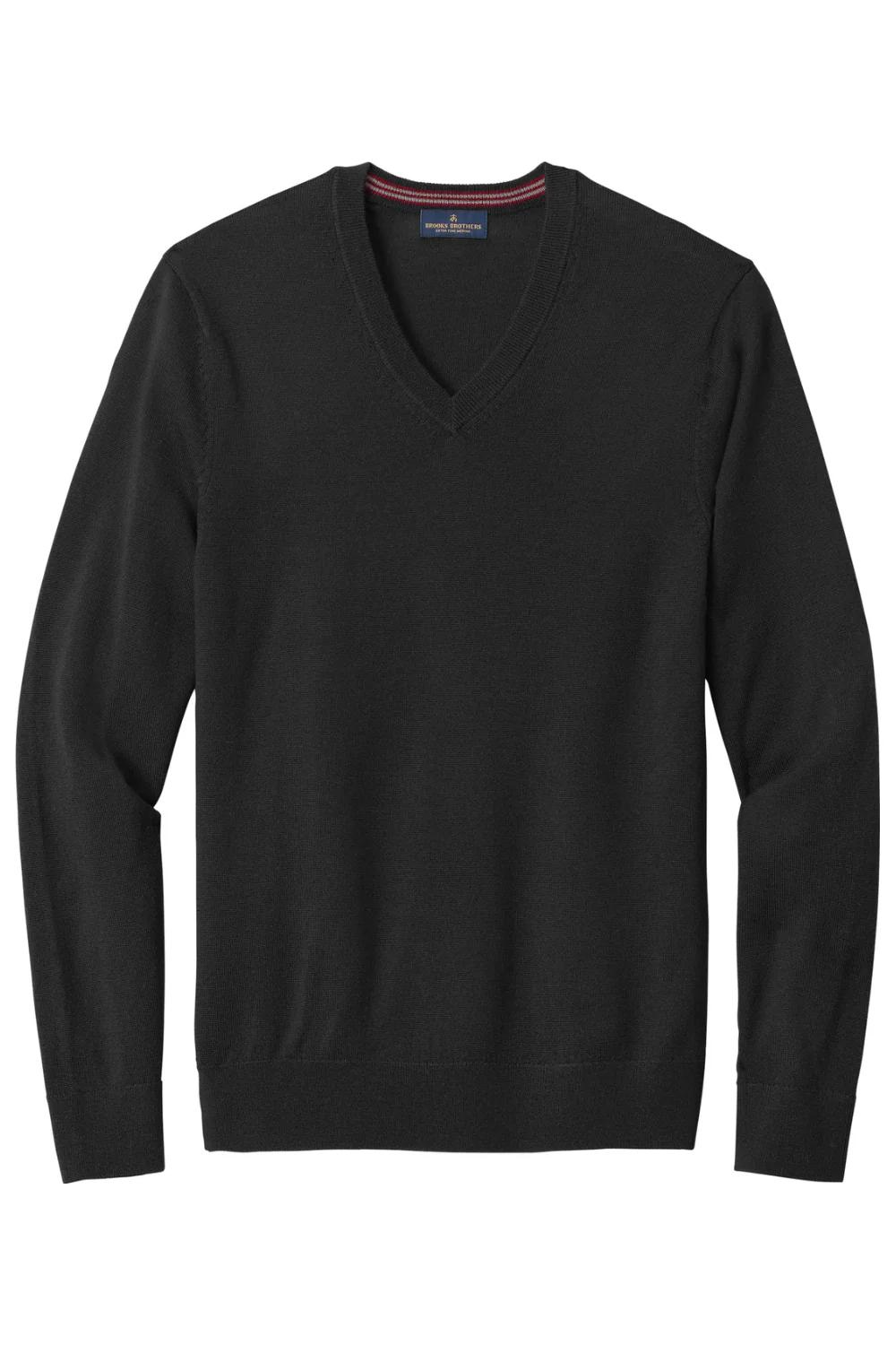 Brooks Brothers Washable Merino V-Neck Sweater
