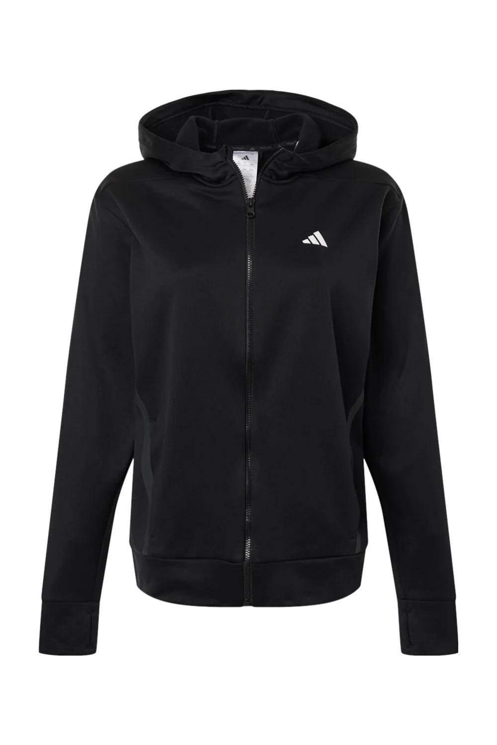 Adidas Women's Game & Go Fleece Full-Zip Hooded Sweatshirt